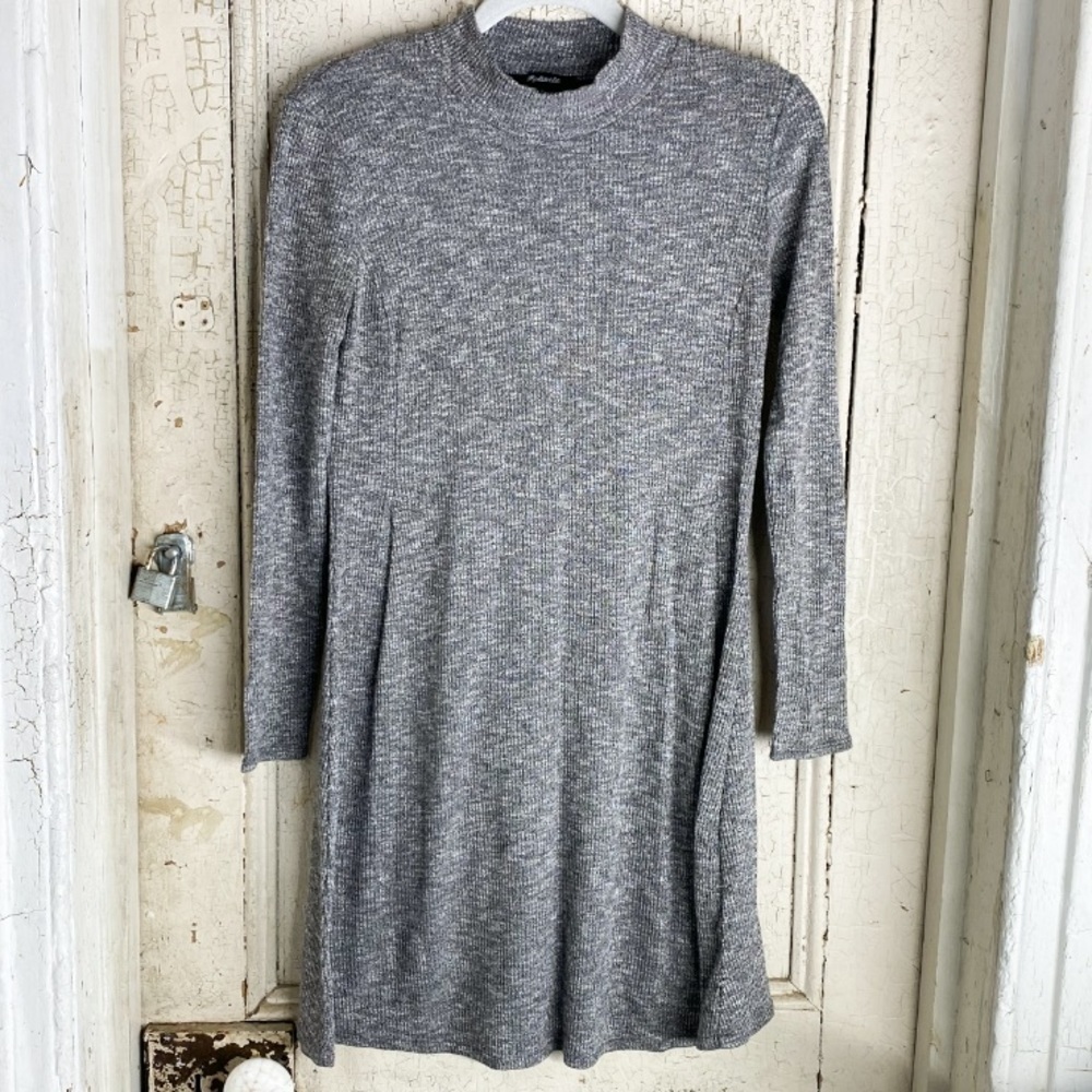 Madewell cityblock mock neck dress xs